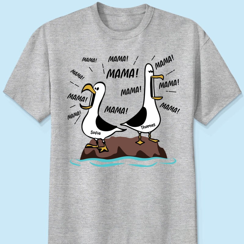 Mwen-Mama Mama! Mama! Mama! - Personalisiertes Shirt - Lustiges Muttertagsgeschenk fr Mutter