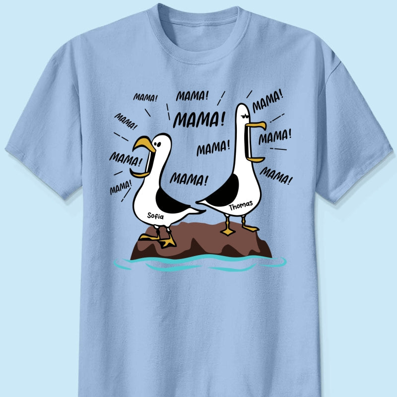 Mwen-Mama Mama! Mama! Mama! - Personalisiertes Shirt - Lustiges Muttertagsgeschenk fr Mutter