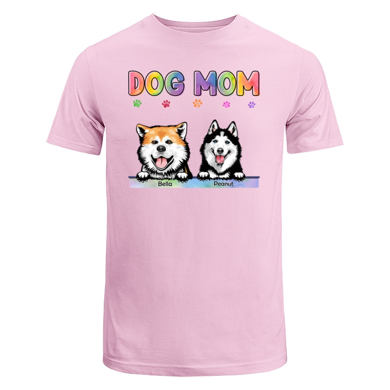 Dog Cat Mom Bright Color Gift For Pet Lover Personalized Shirt
