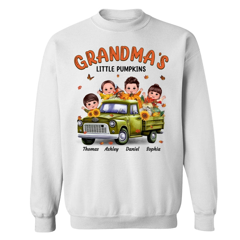 Fall Season Happy Doll Kids Truck Personalized Shirt