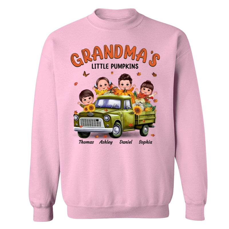 Fall Season Happy Doll Kids Truck Personalized Shirt