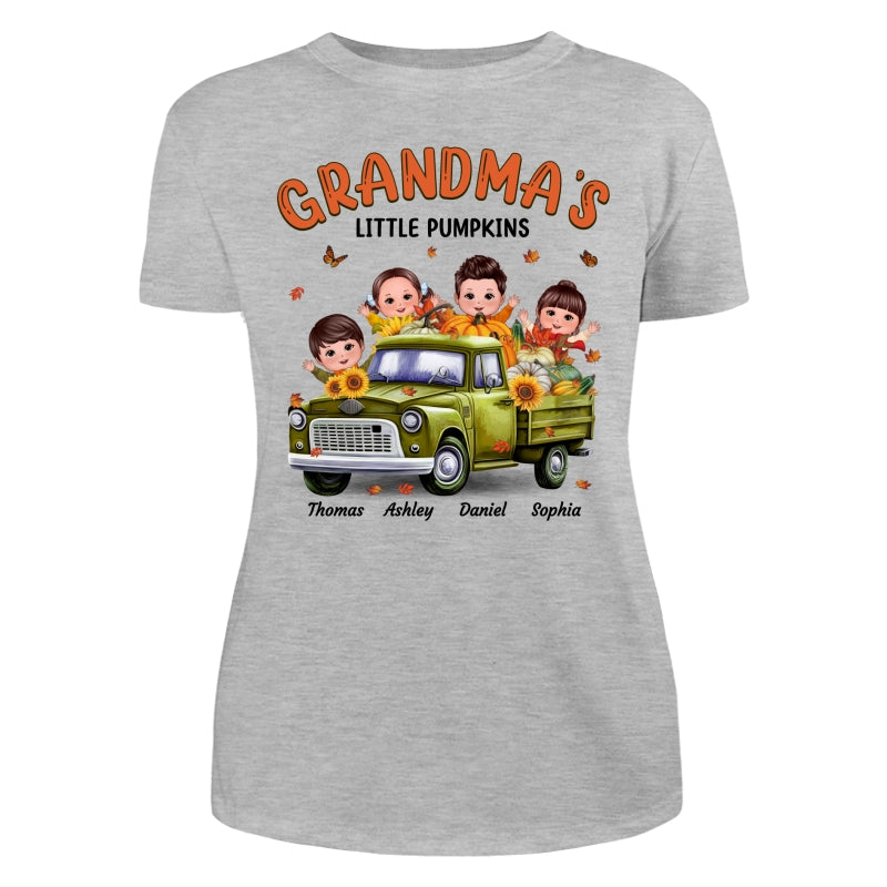 Fall Season Happy Doll Kids Truck Personalized Shirt
