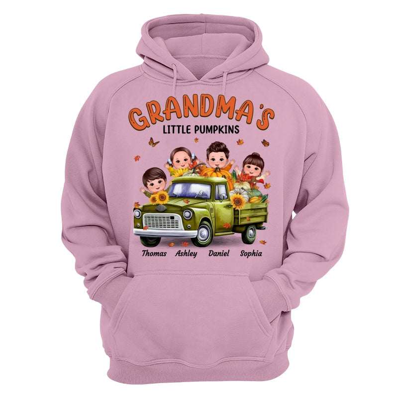 Fall Season Happy Doll Kids Truck Personalized Shirt