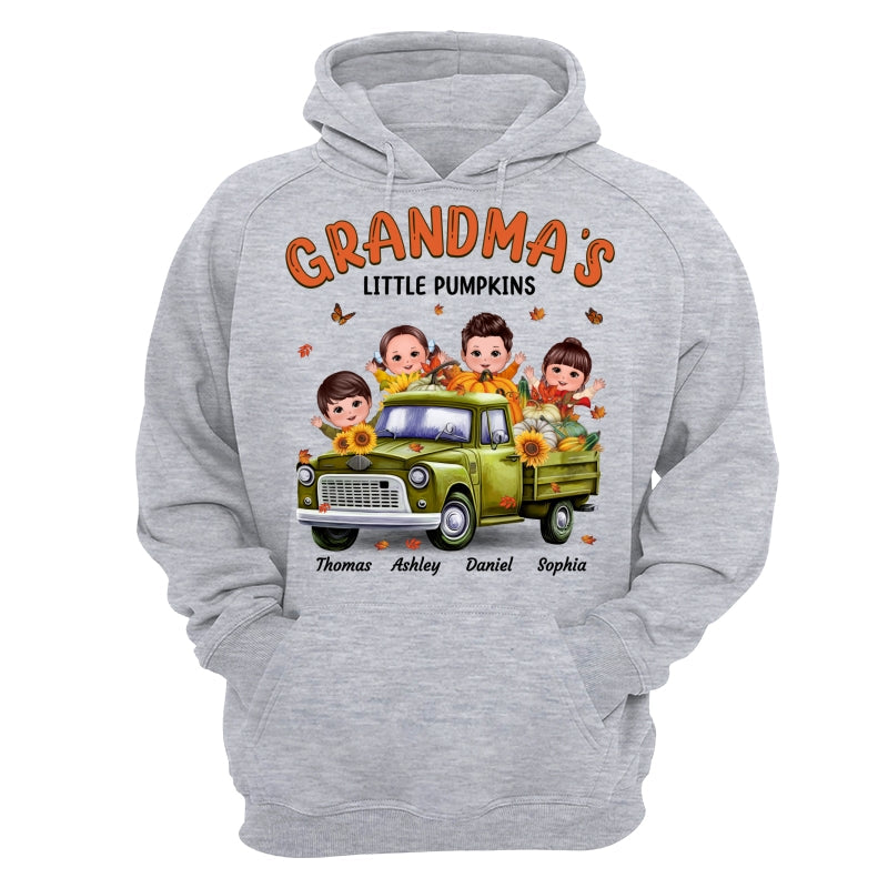 Fall Season Happy Doll Kids Truck Personalized Shirt
