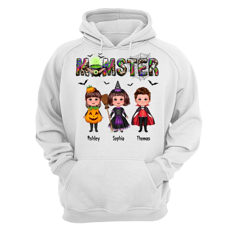 Halloween Momster Doll Kids Gift For Mom Personalized Shirt