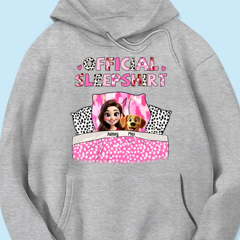 My Official Sleepshirt 3D Cute Dogs Personalized Shirt, Gift For Dog Mom