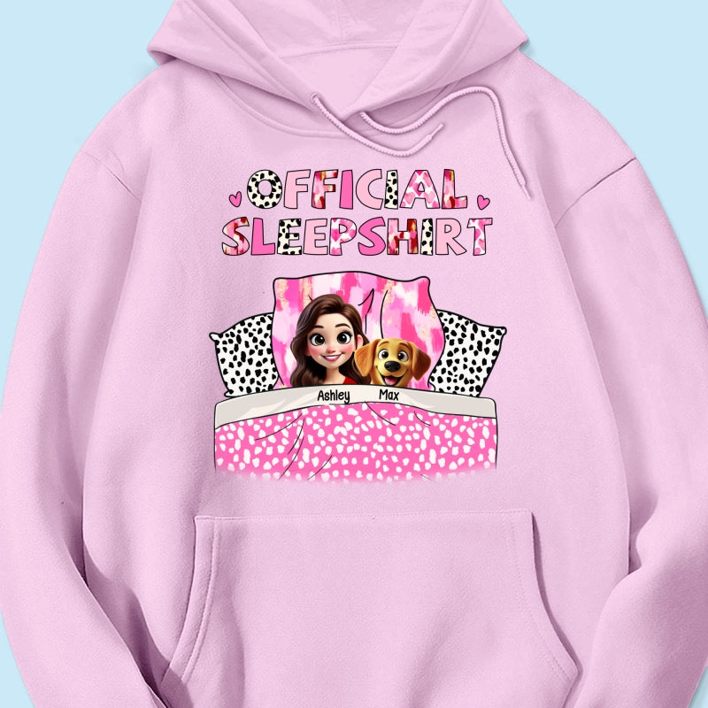 My Official Sleepshirt 3D Cute Dogs Personalized Shirt, Gift For Dog Mom