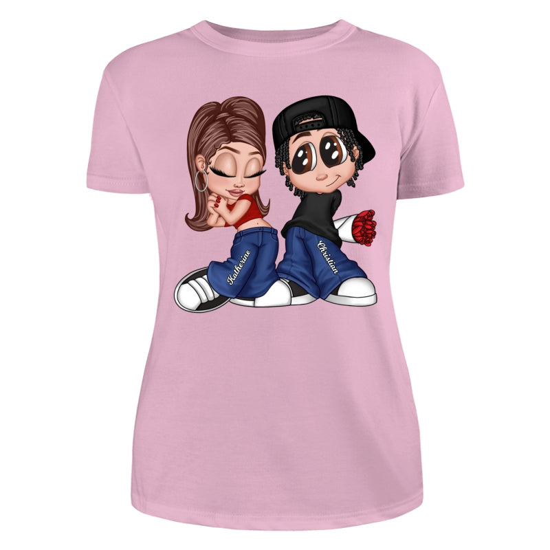 Y2K Couple Personalized Shirt, Gift For Him, For Her