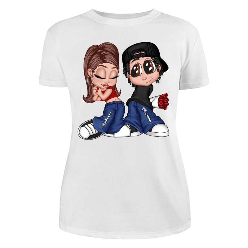 Y2K Couple Personalized Shirt, Gift For Him, For Her