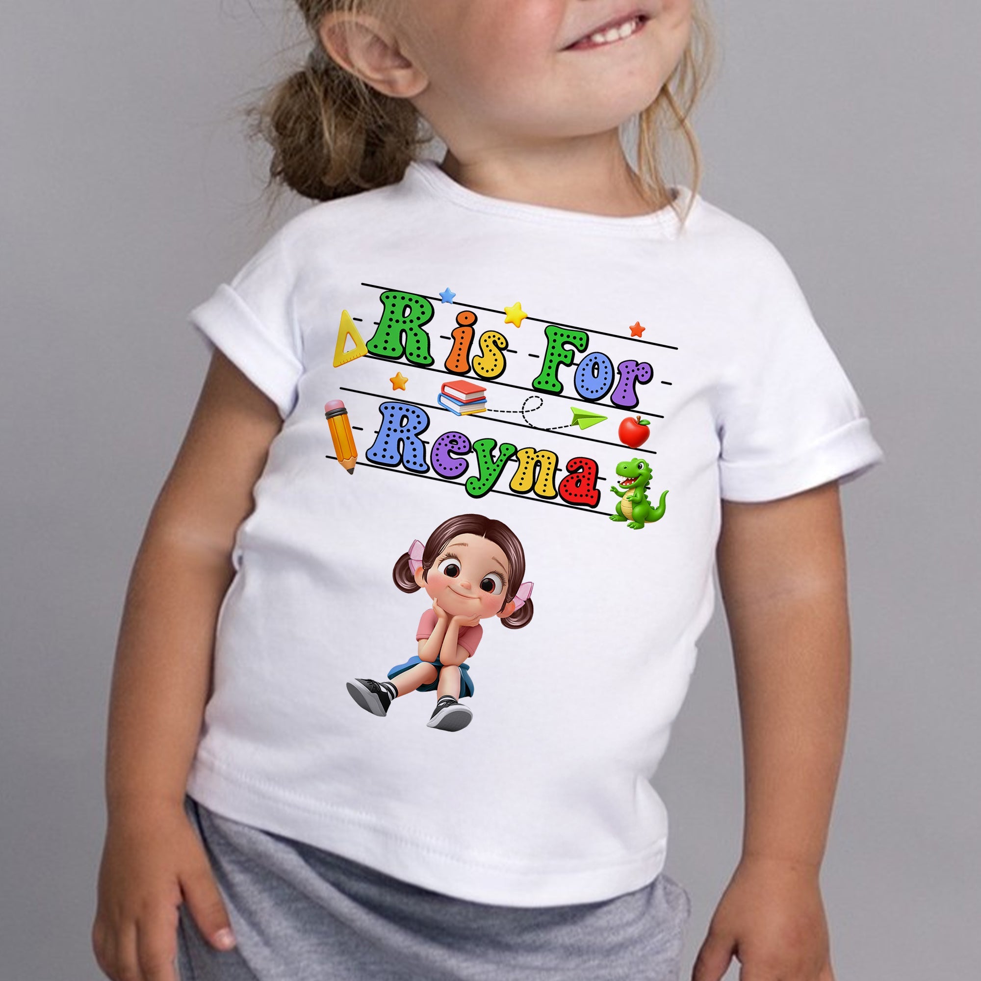 Back To School Kids Shirt, Personalized Alphabet Kids Shirt