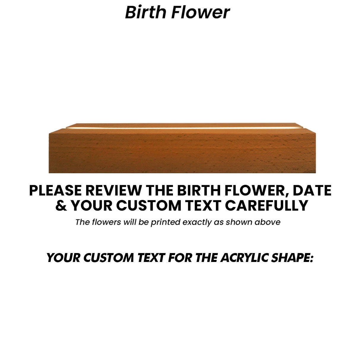 Mr & Mrs Family Name Wedding Anniversary Gift for her & for him, Custom Flower Printed LED Night Light
