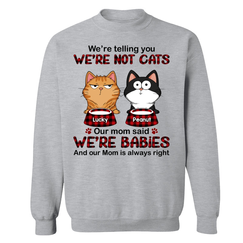 Telling You I‘m Not A Cat Funny Cats Expressions Personalized Shirt