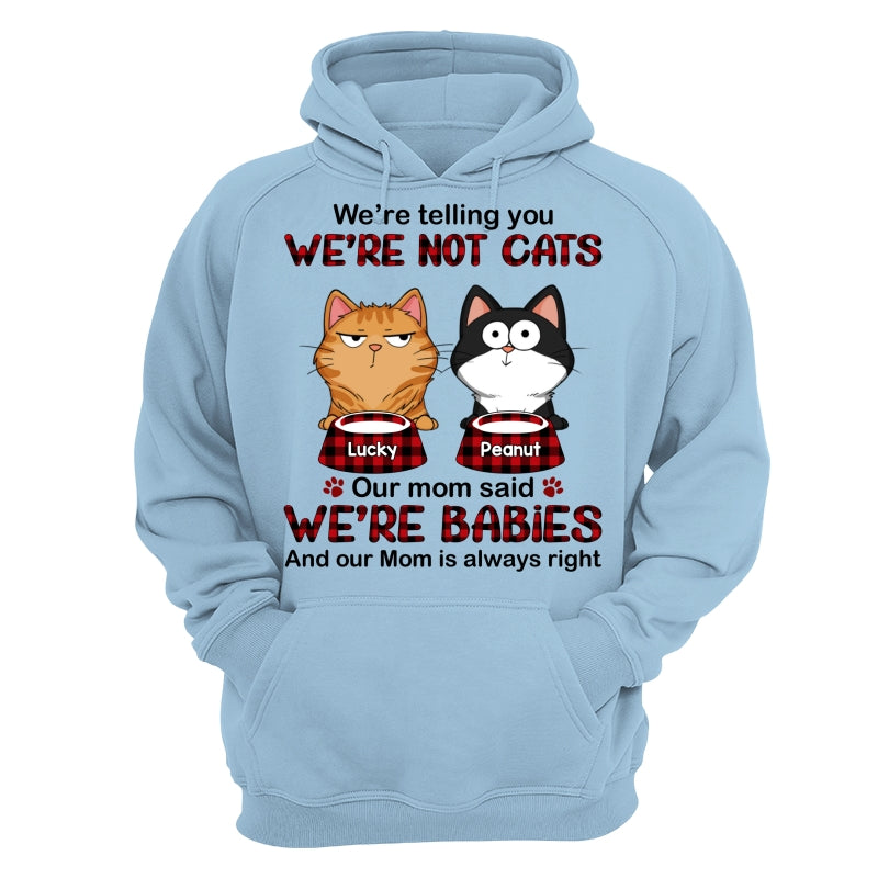 Telling You I‘m Not A Cat Funny Cats Expressions Personalized Shirt