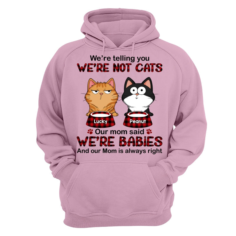 Telling You I‘m Not A Cat Funny Cats Expressions Personalized Shirt