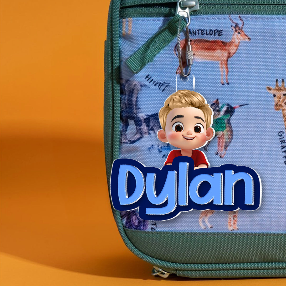 Name Tag for Backpack, Lunch Bag, Pencil Bag, Personalized Gift for Kids Boys Girls, Back to School Name Tag