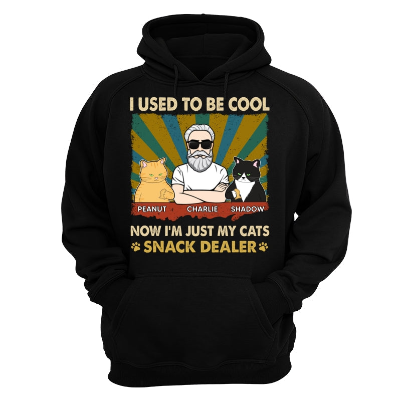 Used To Be Cool Now Snack Dealer Cat Dad Personalized Shirt