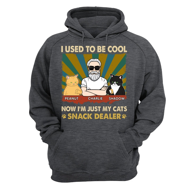 Used To Be Cool Now Snack Dealer Cat Dad Personalized Shirt