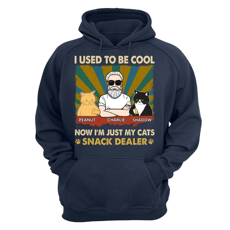 Used To Be Cool Now Snack Dealer Cat Dad Personalized Shirt
