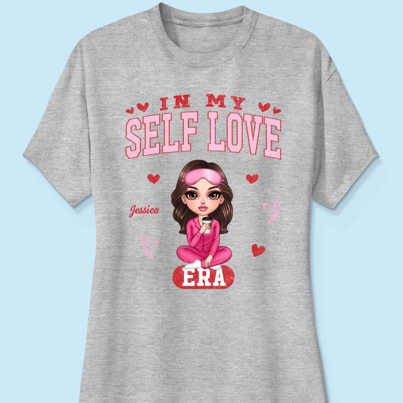 In My Self Love Era Valentine's Personalized Sweater, Personalized Anti- Sweater