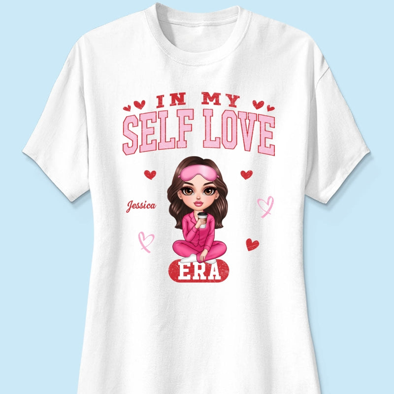 In My Self Love Era Valentine's Personalized Sweater, Personalized Anti- Sweater