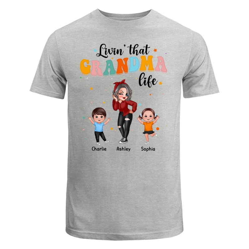 Livin‘ That Grandma Life Dancing With Grandkids Personalized Shirt