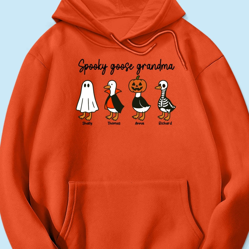 Halloween Funny Cute Spooky Goose Grandma Personalized Shirt