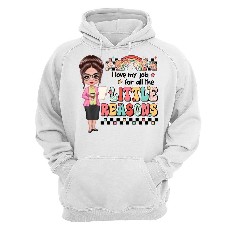 Teacher Back To School Teacher Gift Love My Job For All The Little Reasons Doll Teacher Personalized Shirt