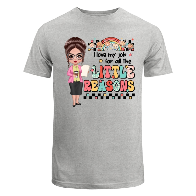 Teacher Back To School Teacher Gift Love My Job For All The Little Reasons Doll Teacher Personalized Shirt