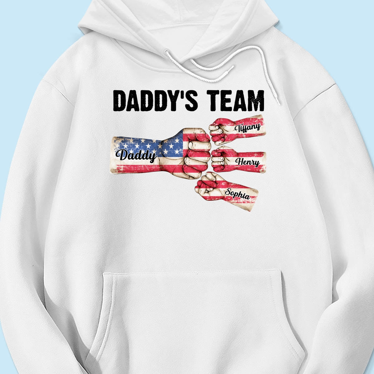 American Daddy‘s Team Personalized Shirt