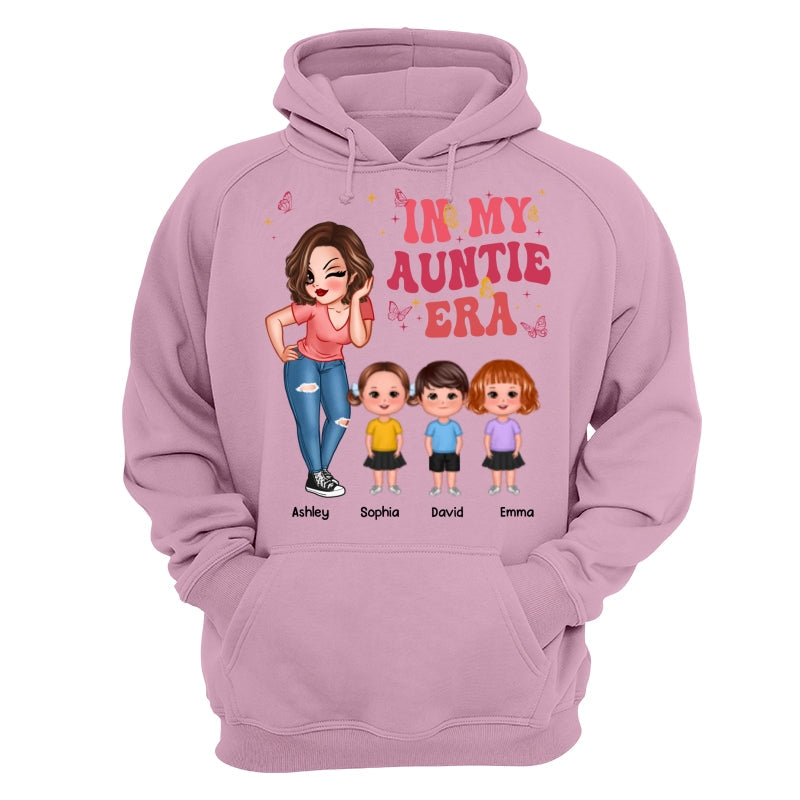 In My Auntie Era Pretty Woman With Cute Kids Personalized Shirt