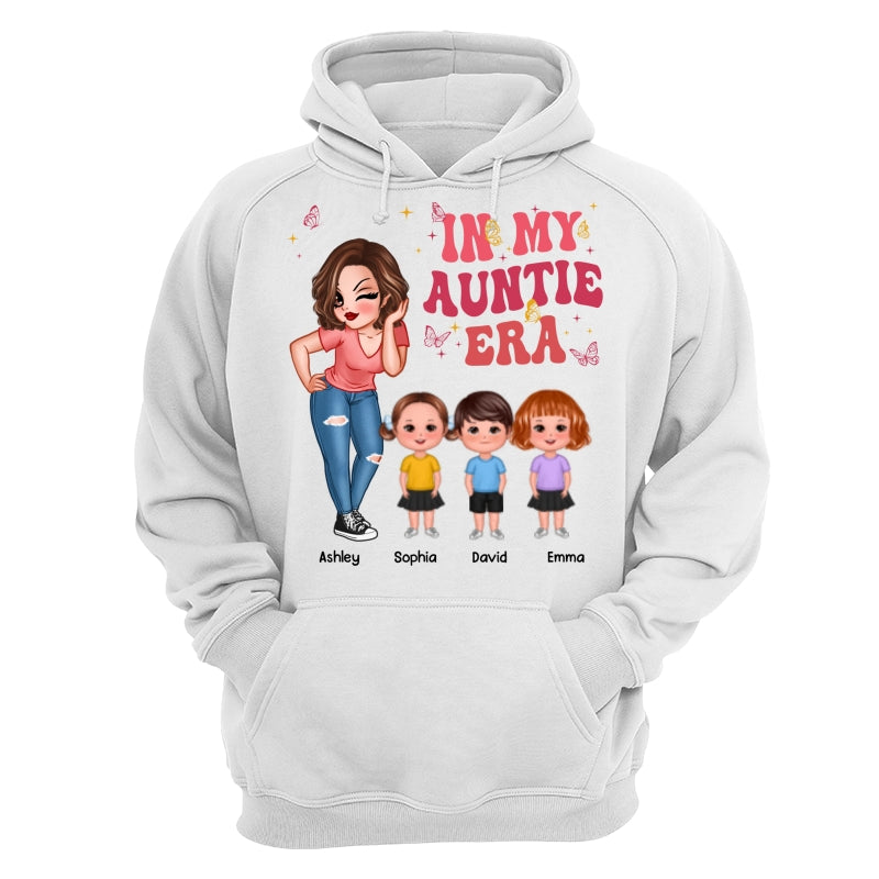 In My Auntie Era Pretty Woman With Cute Kids Personalized Shirt