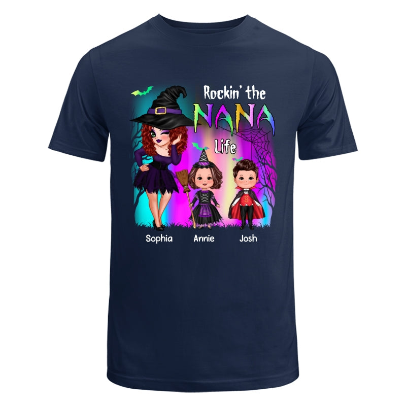 Rockin‘ The Nana Life Halloween Aurora Personalized Shirt