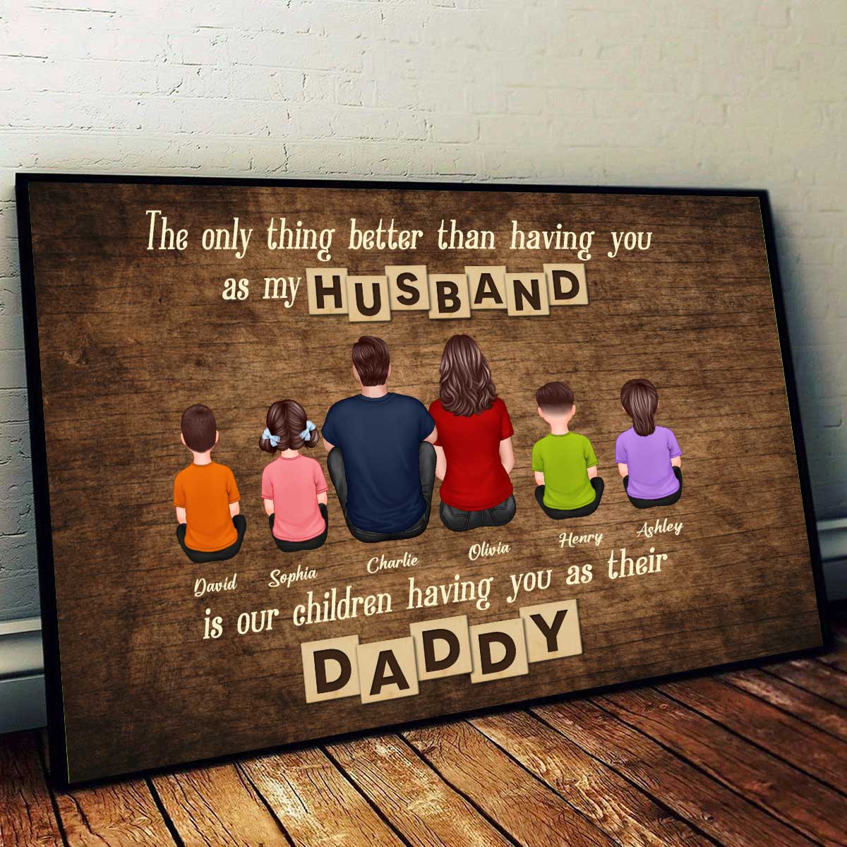 The Only Thing Better Than Gift for Dad Grandpa - Personalized Poster - Gift For Dad, Gift For Husband, Gift For Grandpa