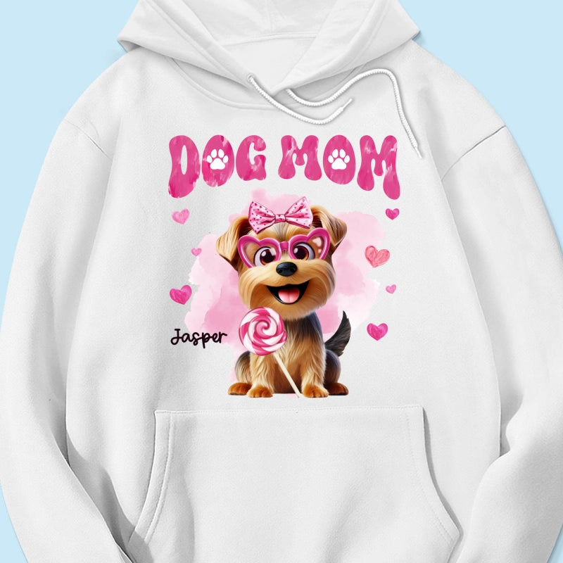 Funny Cartoon Dogs Dog Mom Personalized Shirt, Gift For Dog Lovers, Dog Moms
