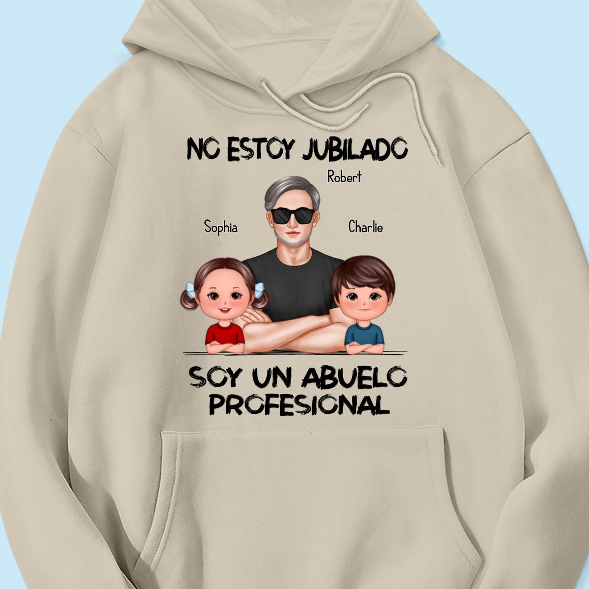 Retired Grandpa Spanish Abuelo Personalized Shirt