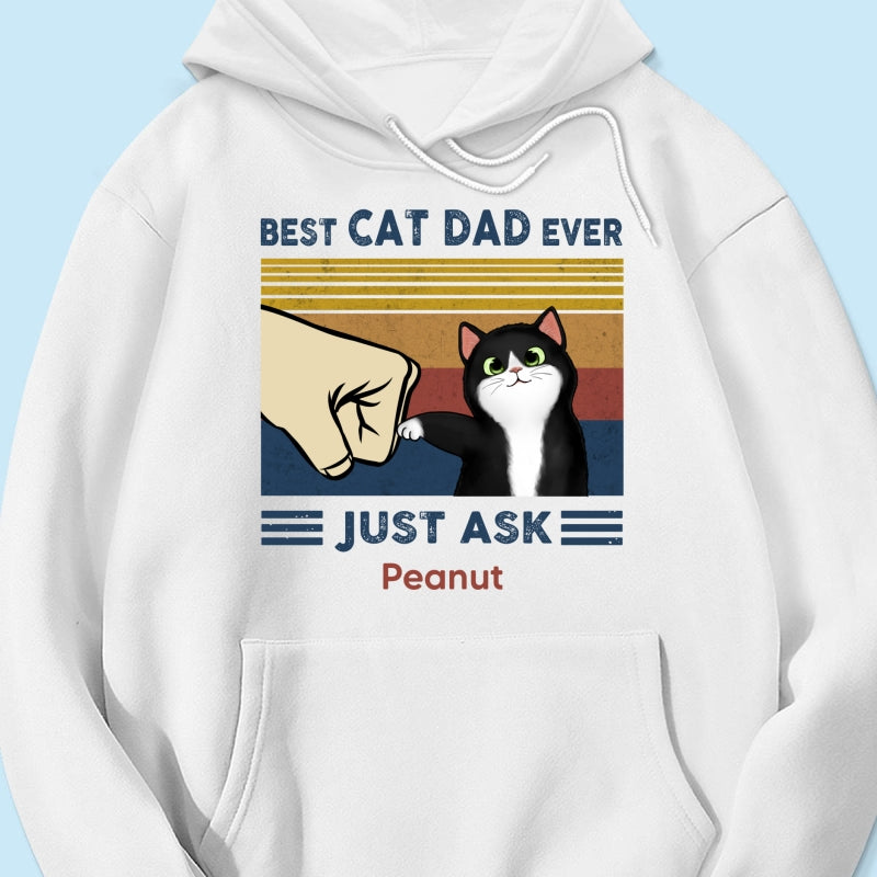 Best Cat Dad Ever - Personalised Father's Day Gift | Premium Quality T-Shirt