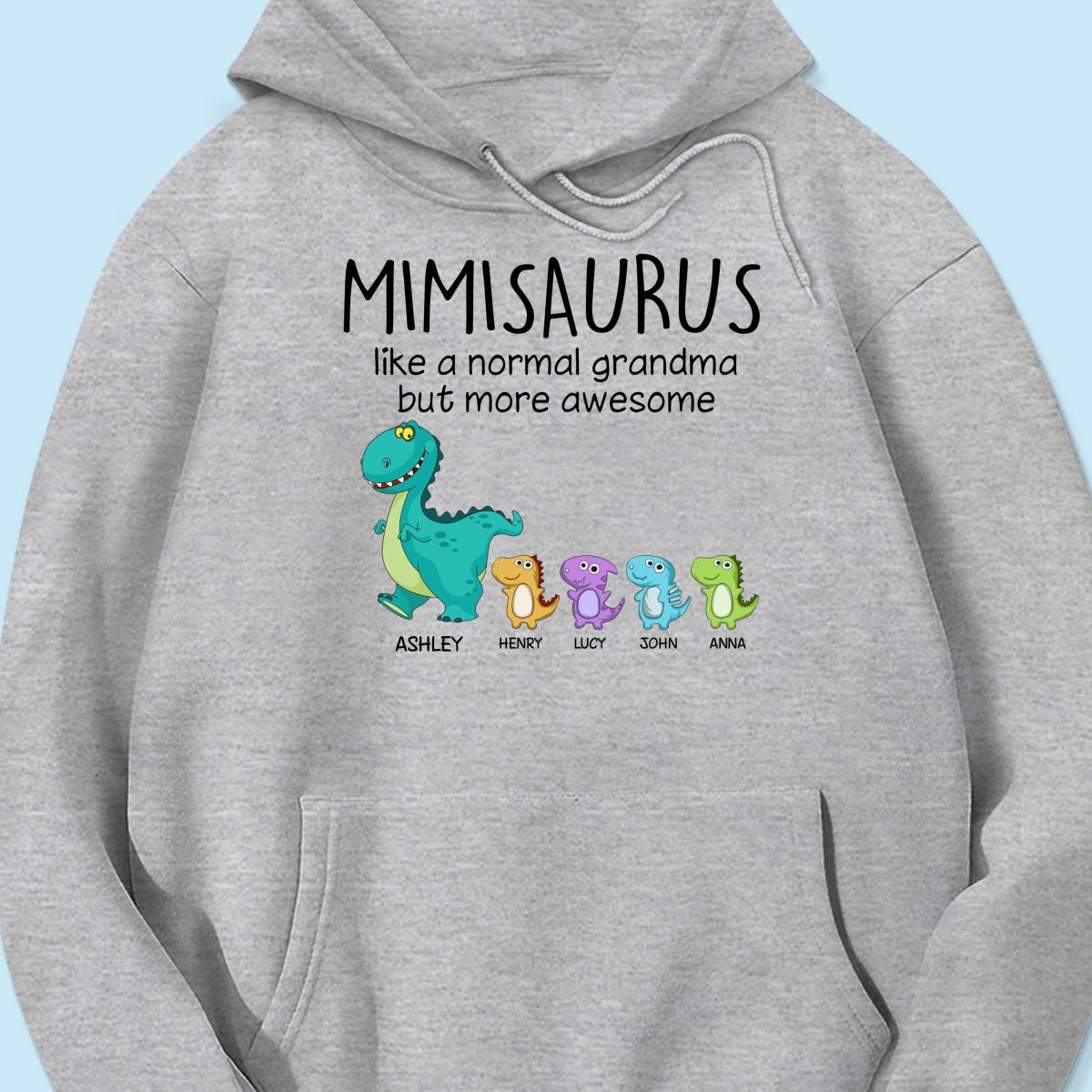 Grandmasaurus And Kids Personalized Shirt