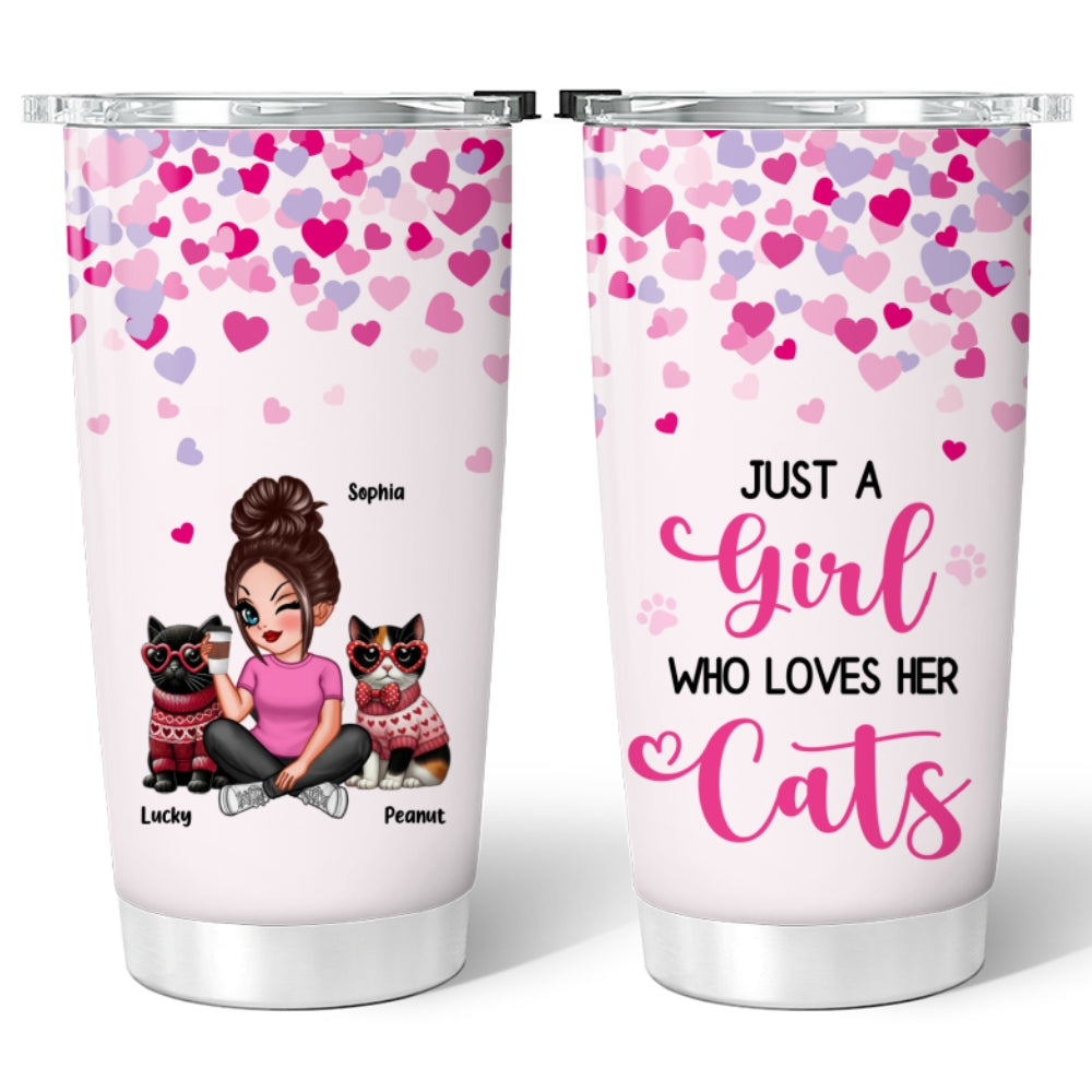 My Cats Are My Personalized Cat Mom Tumbler
