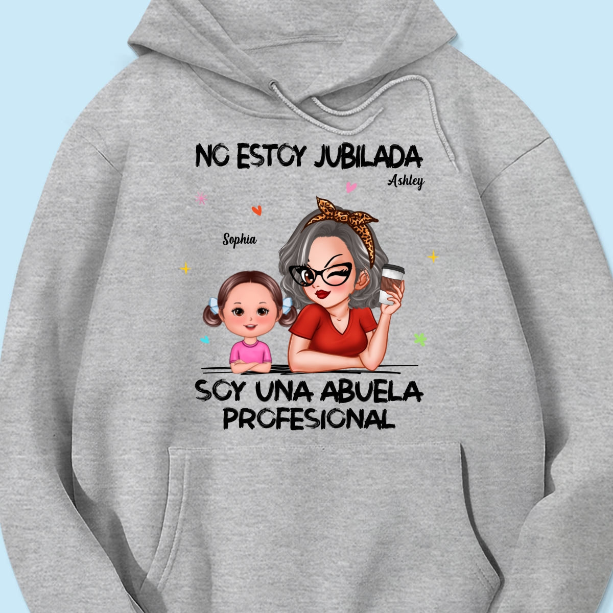 Retired Grandma Spanish Abuela Personalized Shirt