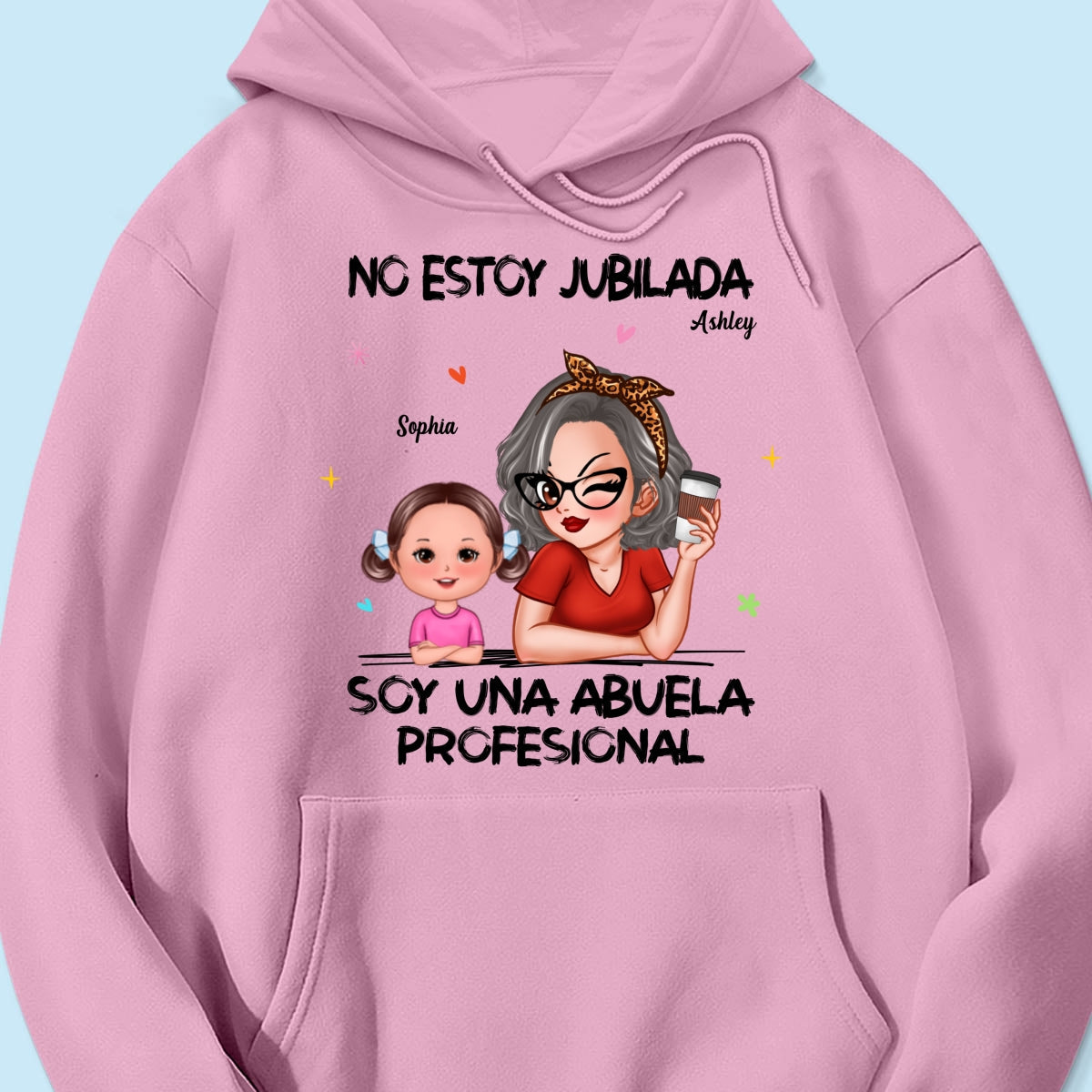 Retired Grandma Spanish Abuela Personalized Shirt