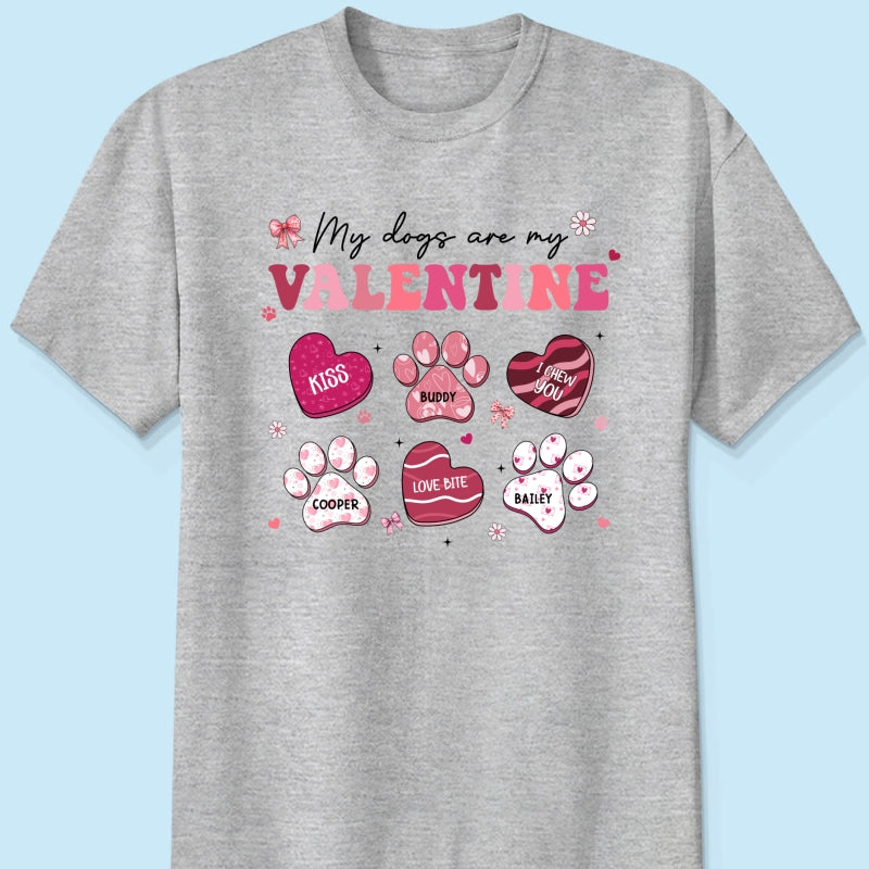 My Dogs Cats Are My Coquette Paw Gift For Pet Lover Personalized Shirt