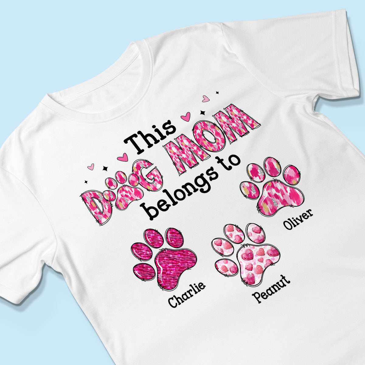 This Dog Mom Belongs To Personalized Shirt, Gift For Dog Lovers, Dog Moms