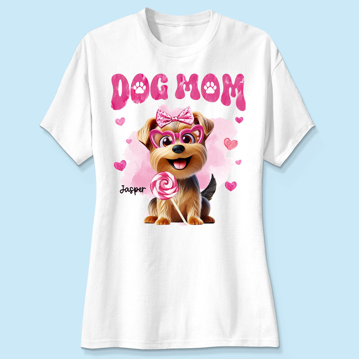 Funny Cartoon Dogs Dog Mom Personalized Shirt, Gift For Dog Lovers, Dog Moms