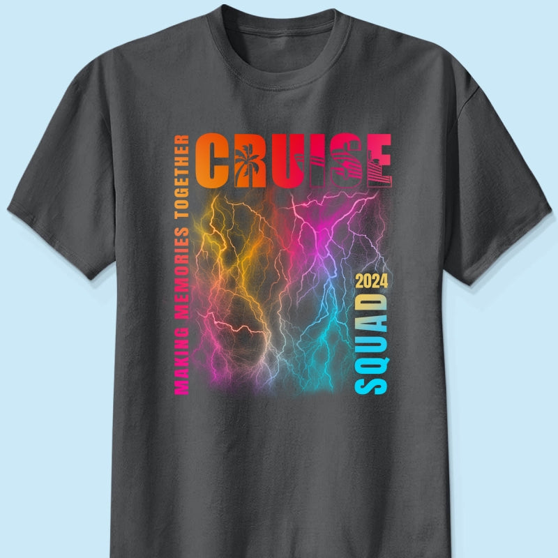 Personalized Cruise Squad 2024 Shirt Caribbean Cruise, Matching Shirts Family Cruise Crew, Summer Vacation Bootleg Tee