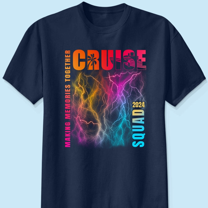 Personalized Cruise Squad 2024 Shirt Caribbean Cruise, Matching Shirts Family Cruise Crew, Summer Vacation Bootleg Tee