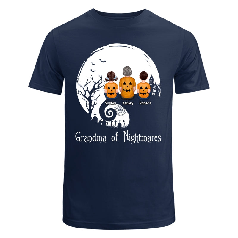Halloween Back View Family Sitting On Cliff Personalized Shirt