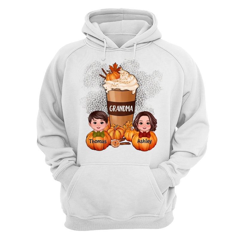 Doll Kids Grandma Mom Pumpkin Spice Latte Personalized Shirt