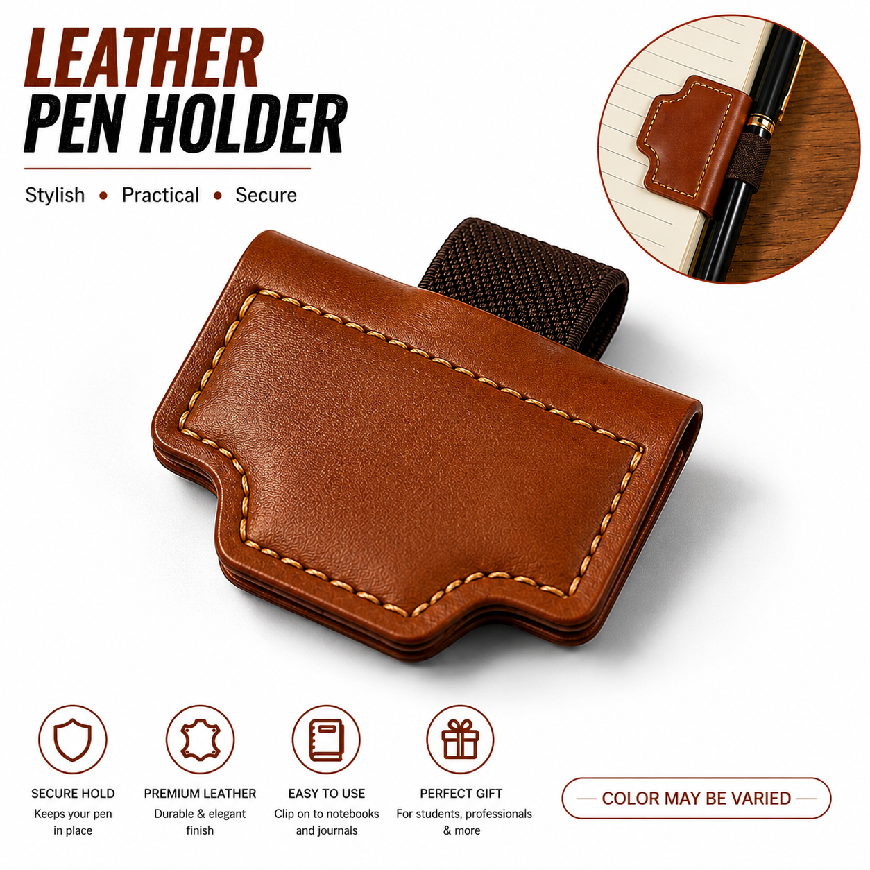 Leather Pen Holder