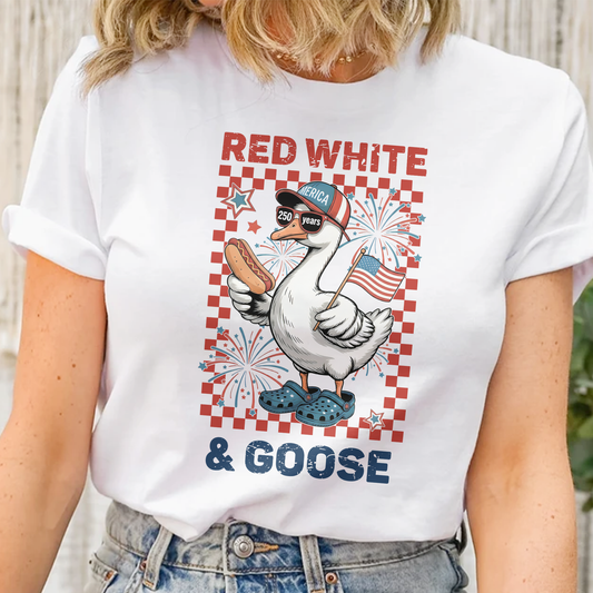 250 Years Red White And Goose - Shirt