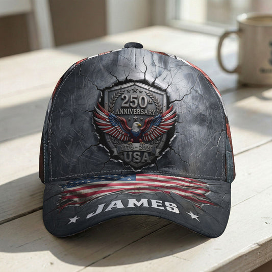 250th Anniversary United States Of America - Personalized Cap